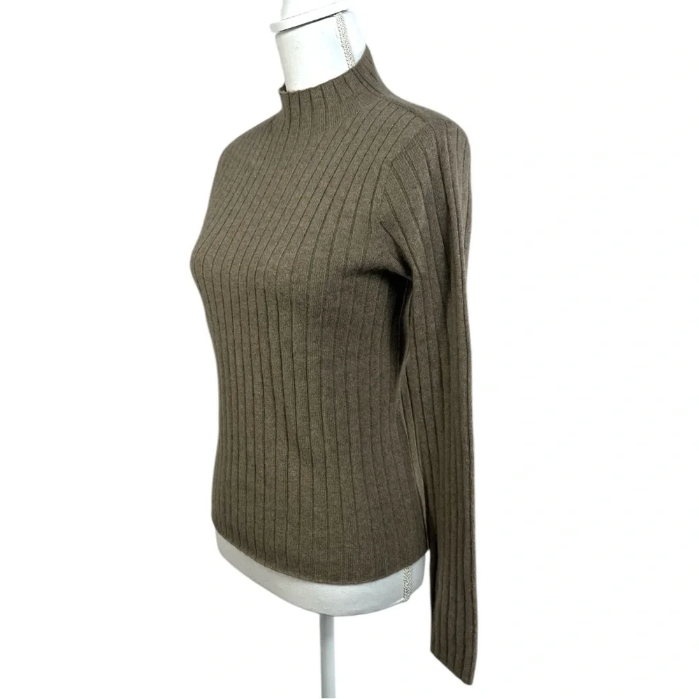 Goelia 1995 100% Cashmere Seamless Mock Neck Women Sweater Size XS/ US 2